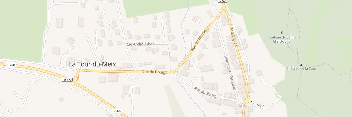 Plan du 5B Rue du Bourg à La Tour-du-Meix