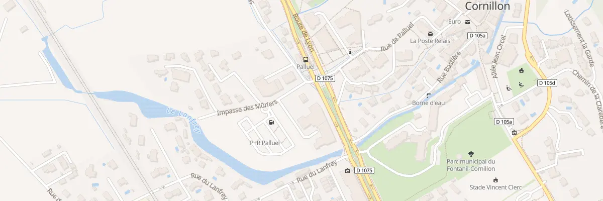 Plan du 1 Rue du Mas à Fontanil-Cornillon