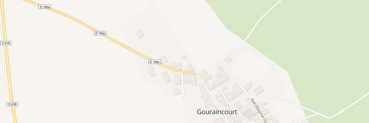 Plan du 2 Rue de Vaudoncourt à Gouraincourt