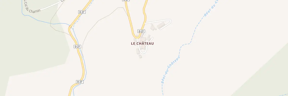 Plan du 5026 Le Chateau à La Piarre