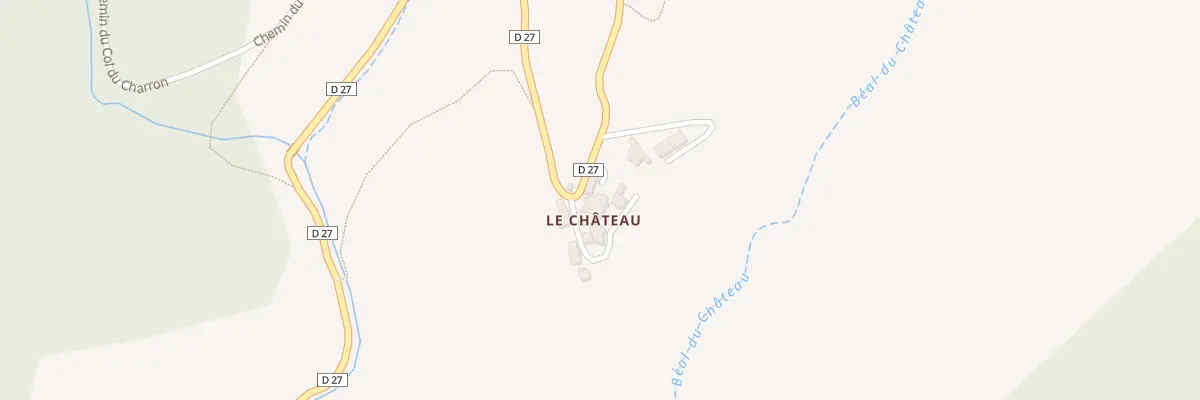 Plan du 5027 Le Chateau à La Piarre