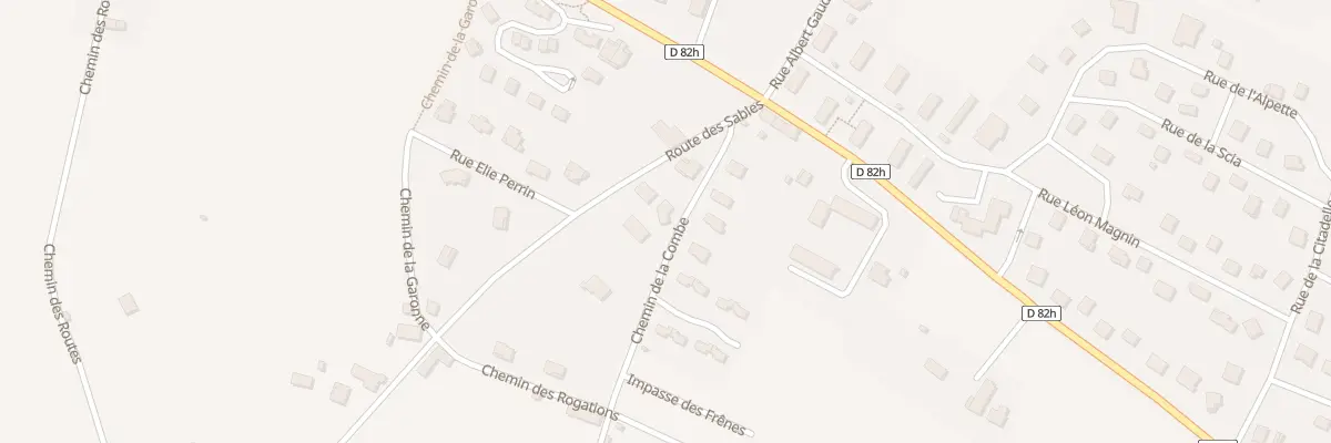 Plan du 124 Che de la Combe au Pont-de-Beauvoisin