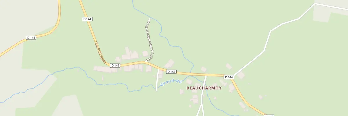 Plan du 13 Rue Principale A Beaucharmoy au Châtelet-sur-Meuse