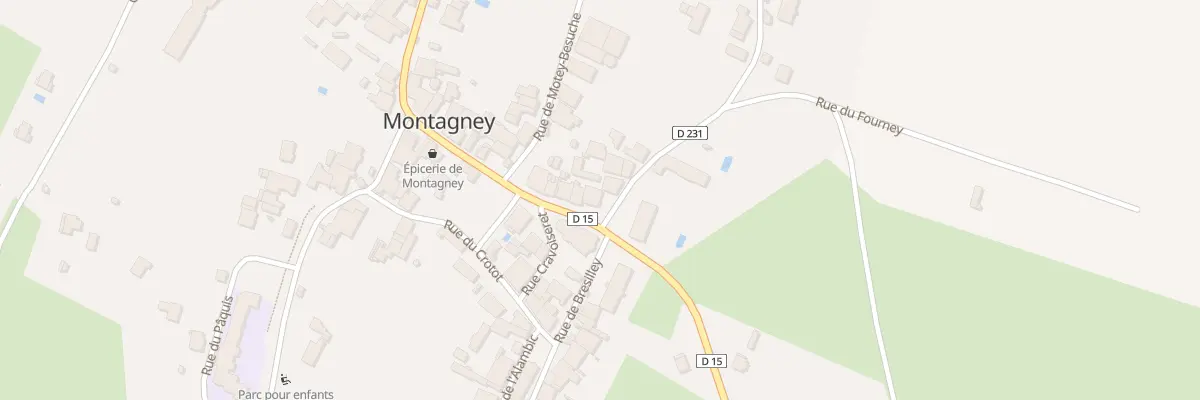 Plan du 2 Gr Grande Rue à Montagney