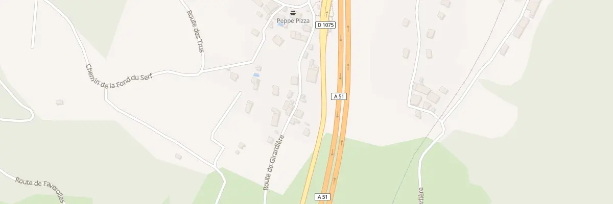 Plan du 1830 Rte de Girardière à Vif