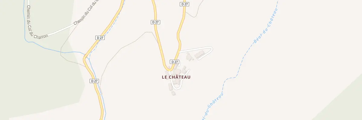 Plan du 5083 Le Chateau à La Piarre