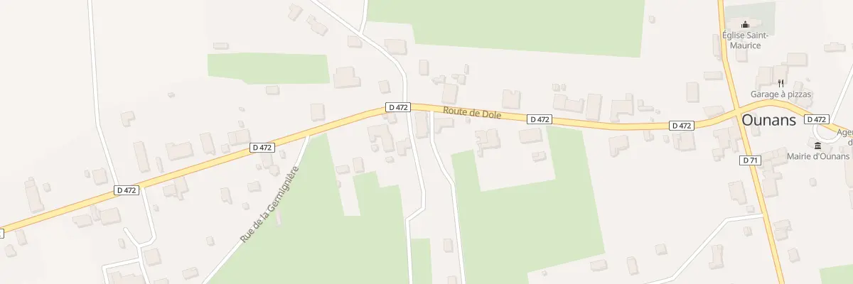 Plan du 15 Rte de Dole à Ounans