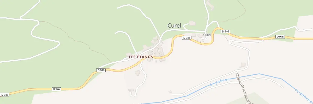Plan du 5006 Les Etangs à Curel