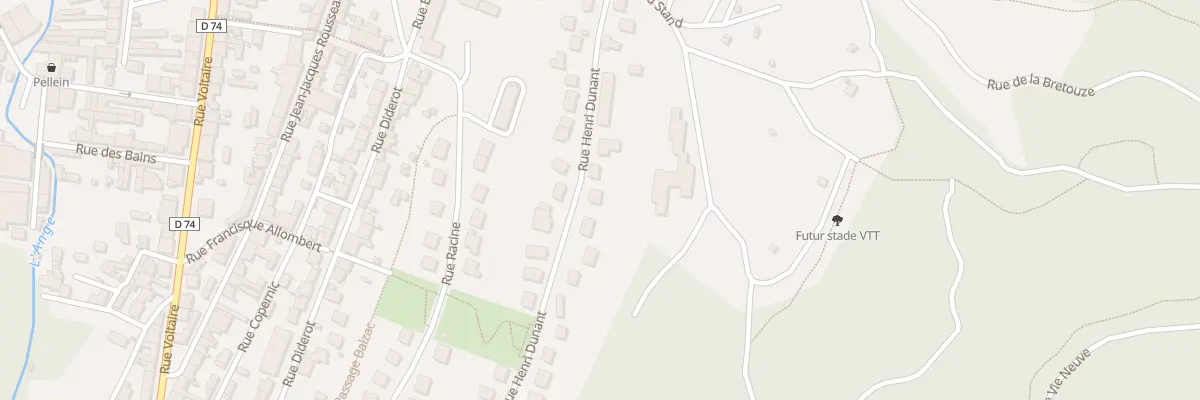 Plan du 35 Rue Henri Dunant à Oyonnax