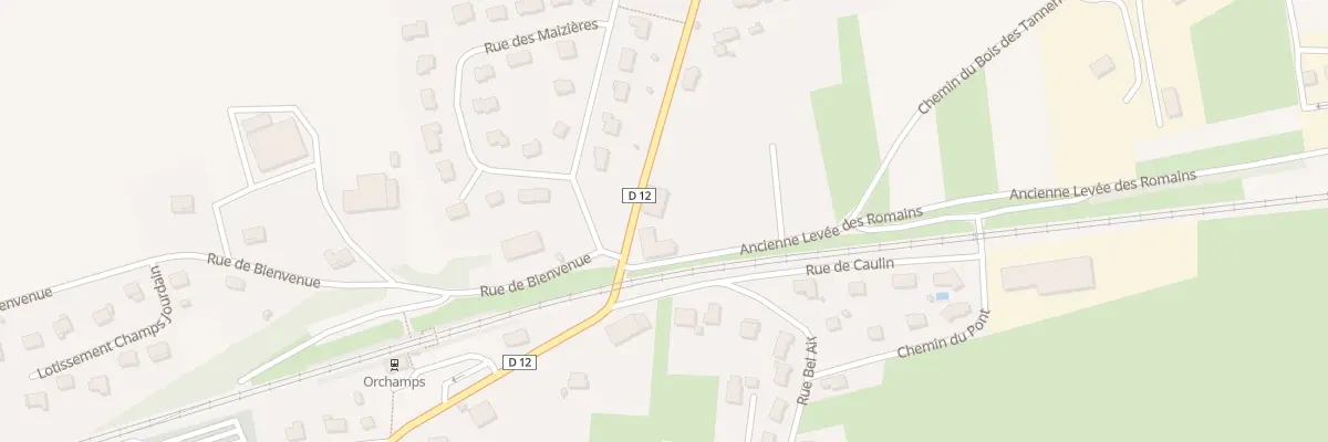 Plan du 16 Rue de la Résistance à Orchamps