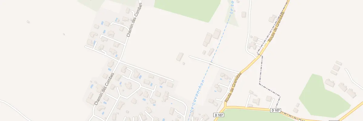 Plan du 111 Rte de Grenoble à Saint-Paul-de-Varces