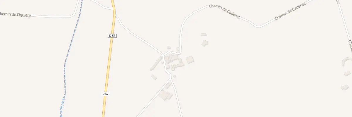 Plan du 1176 Cadenet-Hameau à Trets