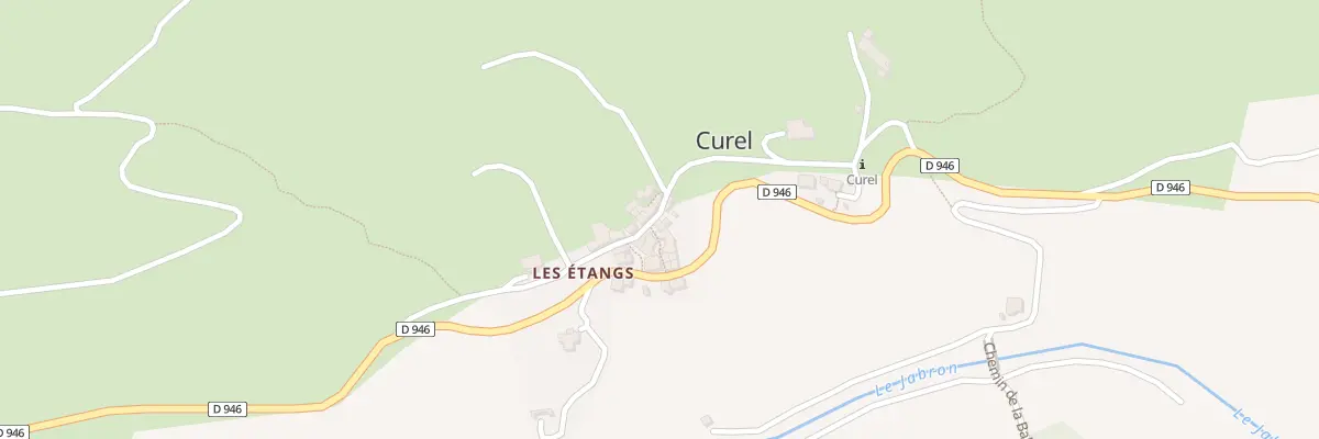 Plan du 7011 Les Etangs à Curel