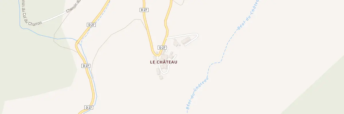 Plan du 5028 Le Chateau à La Piarre