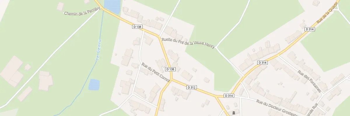 Plan du 10 Rue Augustin Massin à Pressigny