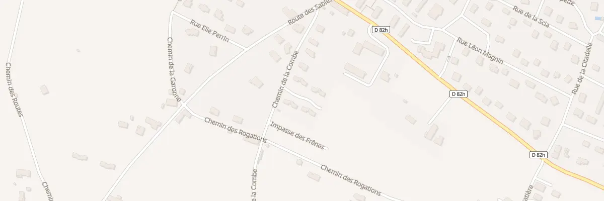 Plan du 16 Imp des Acacias au Pont-de-Beauvoisin