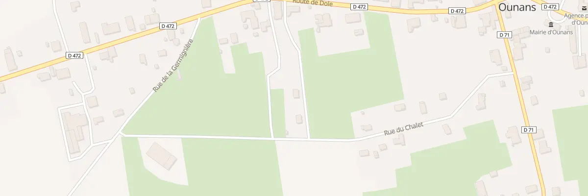 Plan du 22 Rue du Chalet à Ounans