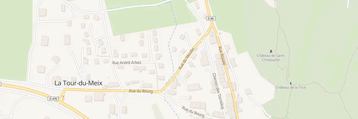 Plan du 1 Rue du Moulin à La Tour-du-Meix