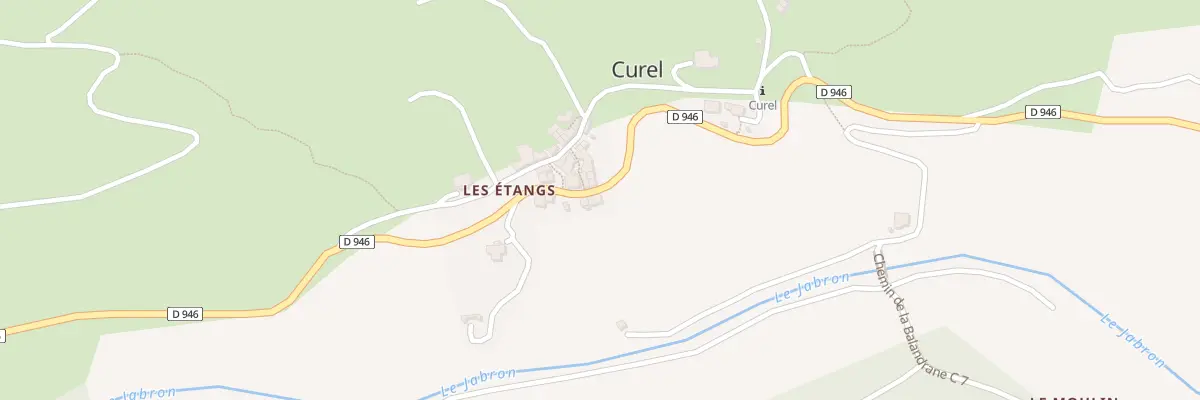 Plan du 5007 Les Etangs à Curel