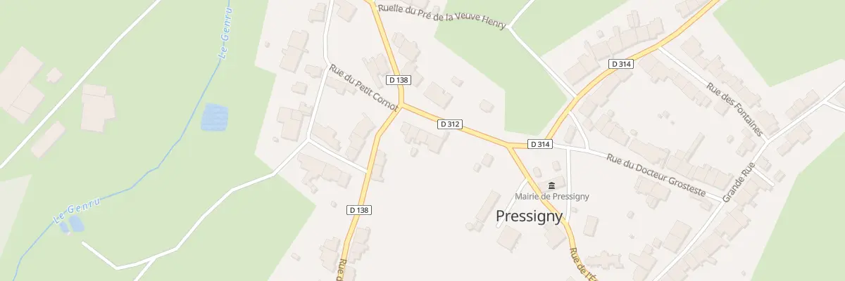 Plan du 7 Rue Augustin Massin à Pressigny