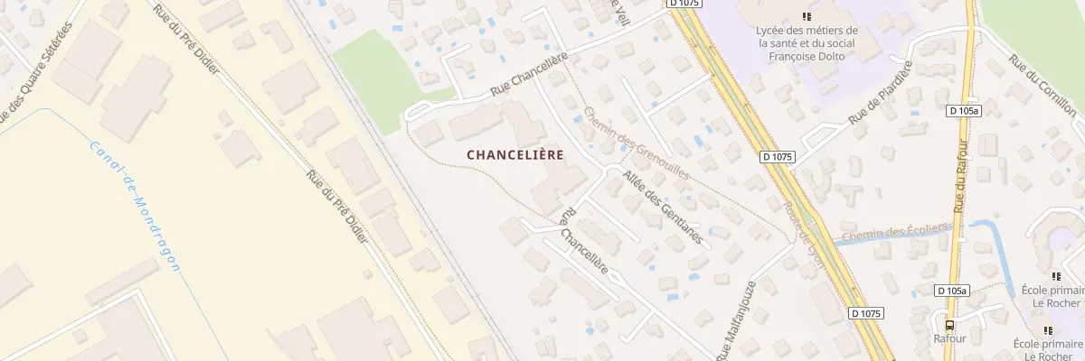 Plan du 16 Rue Chancelière à Fontanil-Cornillon