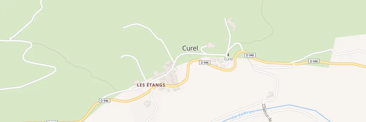 Plan du 7010 Les Etangs à Curel