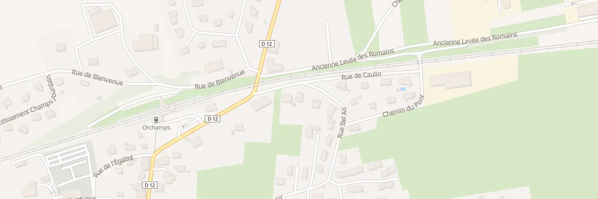 Plan du 31 Rue Bel Air à Orchamps