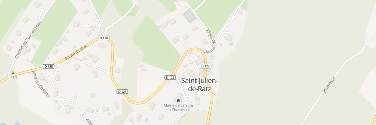 Plan du 40 Rte de la Sure à La Sure en Chartreuse