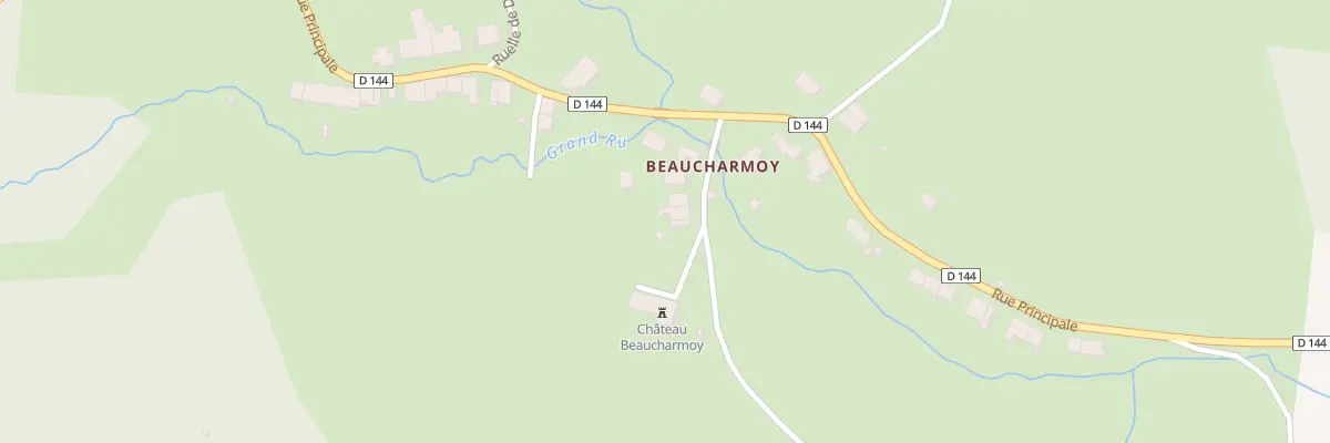 Plan du 10 Rue de la Mairie à Beaucharmoy au Châtelet-sur-Meuse