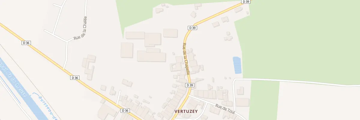 Plan du 33 Rue de la Chapelle a Vertuzey à Euville