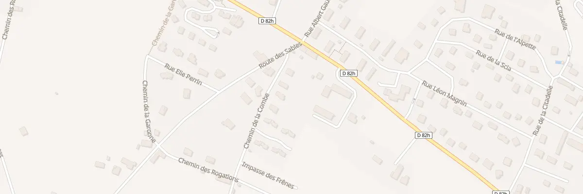 Plan du 65 Che de la Combe au Pont-de-Beauvoisin