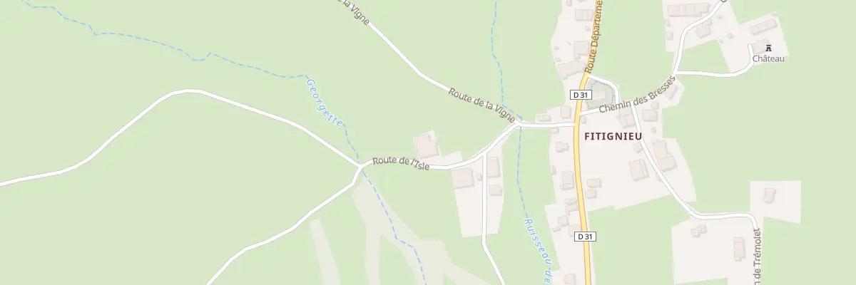 Plan du 138 Rte de l’Isle à Valromey-sur-Séran