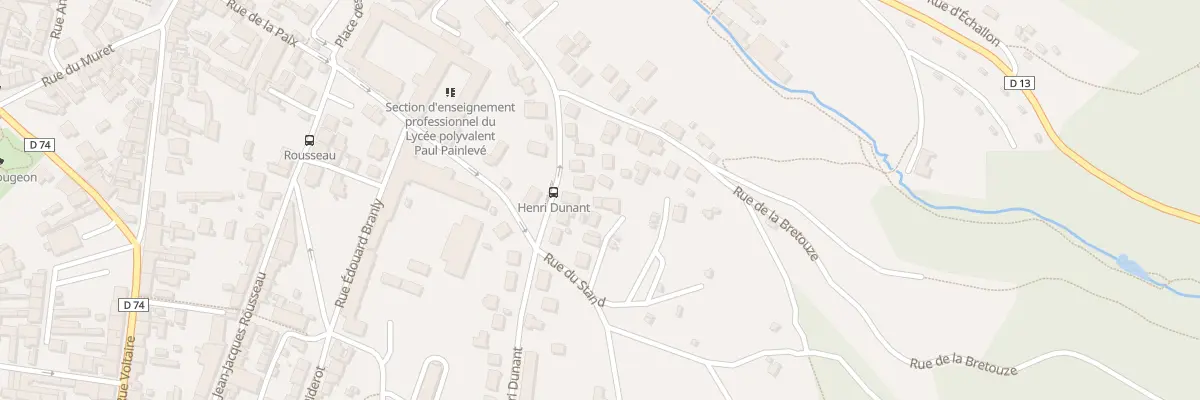 Plan du 11B Rue Henri Dunant à Oyonnax