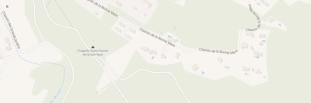 Plan du 5432 Che de la Bonne Mère à Mirabeau