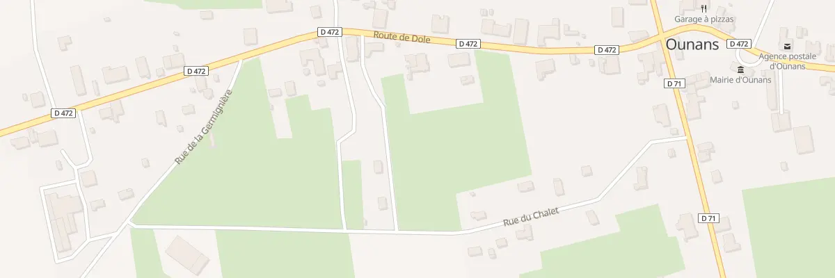Plan du 11 Rte de Dole à Ounans