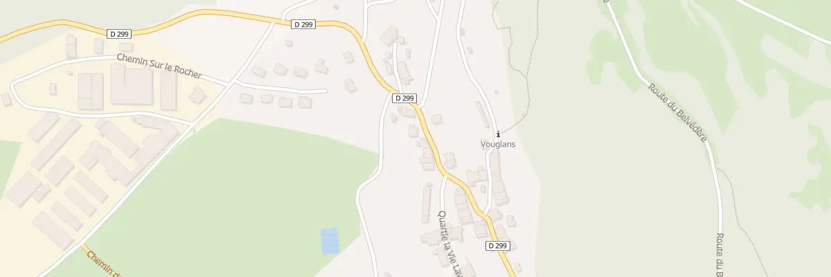 Plan du 6 Rte de la Vallée à Lect