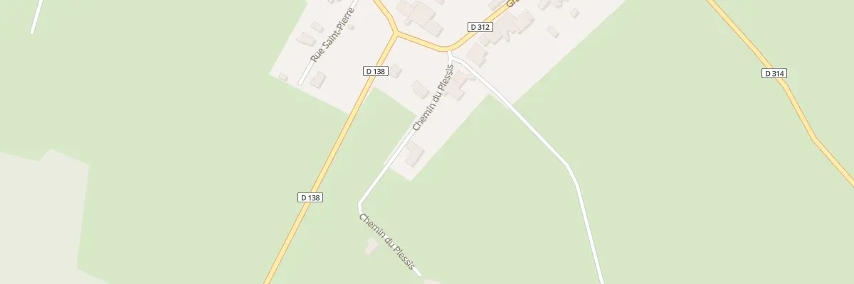 Plan du 1 Che du Plessis à Pressigny