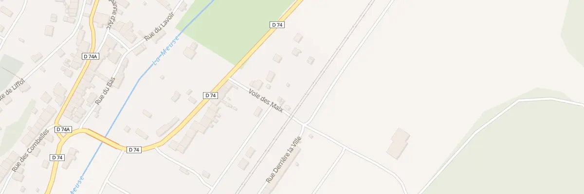 Plan du 3 Che de la Voie des Maix à Bazoilles-sur-Meuse