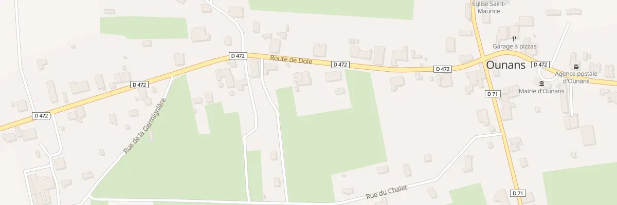 Plan du 9 Rte de Dole à Ounans