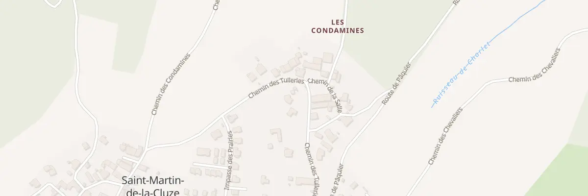 Plan du 350 Che des Tuileries à Saint-Martin-de-la-Cluze