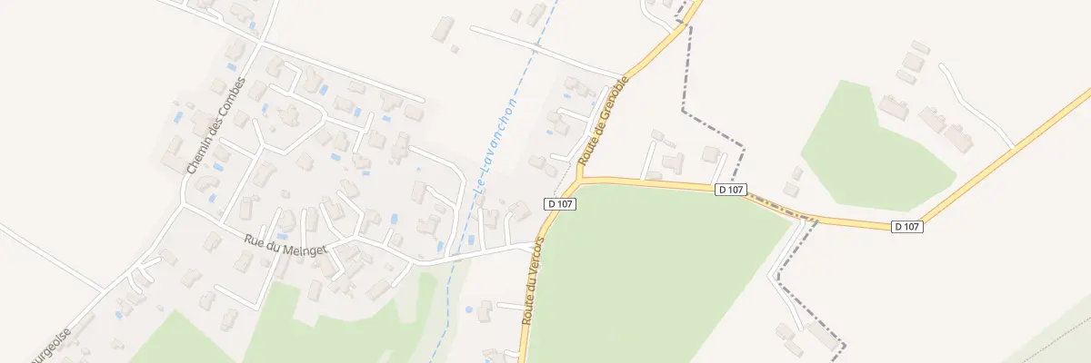 Plan du 33 Rte de Grenoble à Saint-Paul-de-Varces