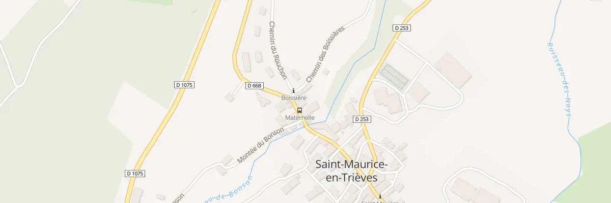 Plan du 5018 Le Village à Saint-Maurice-en-Trièves