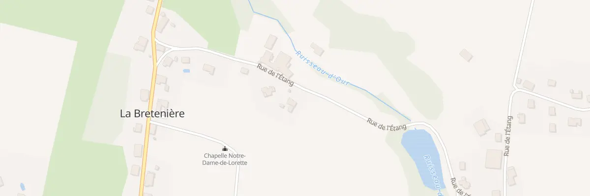 Plan du 8 Rue de l’Etang à La Bretenière