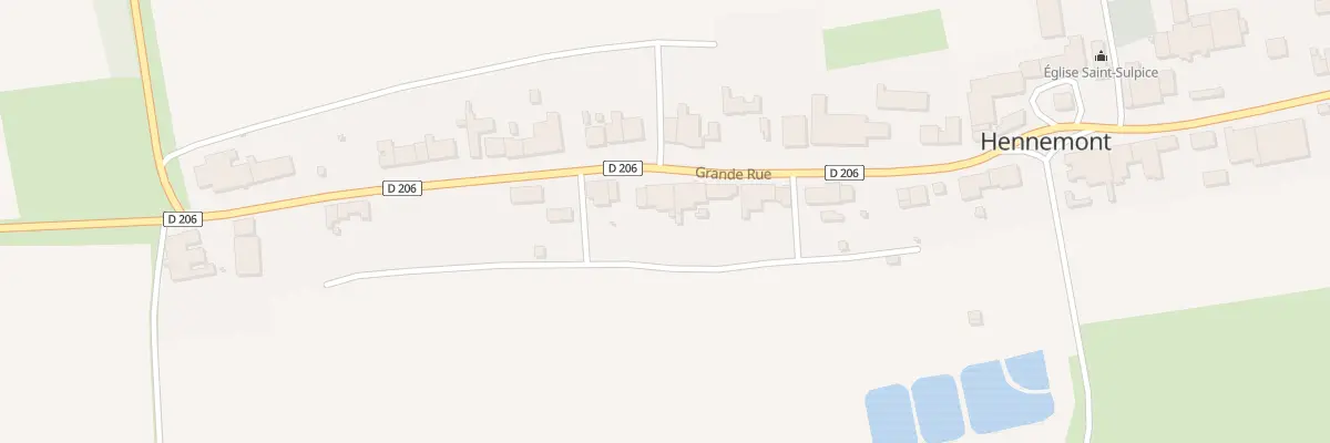 Plan du 20 Gr Grande Rue à Hennemont