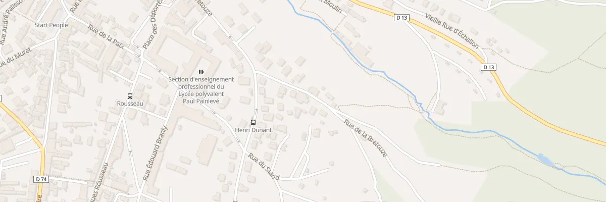 Plan du 26 Rue de la Bretouze à Oyonnax