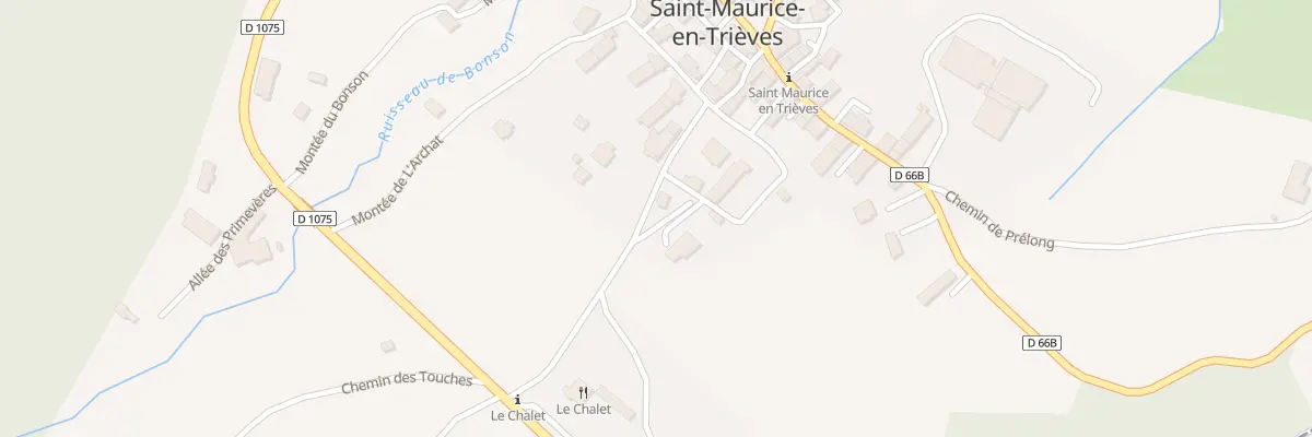 Plan du 167 Mte des Hoches à Saint-Maurice-en-Trièves