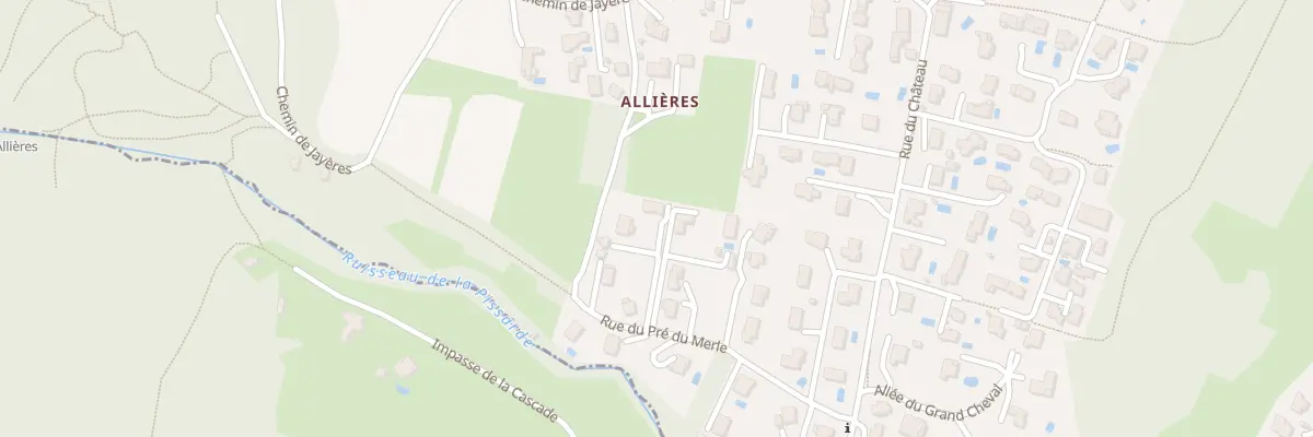 Plan du 6B Rue du Pre du Merle à Claix