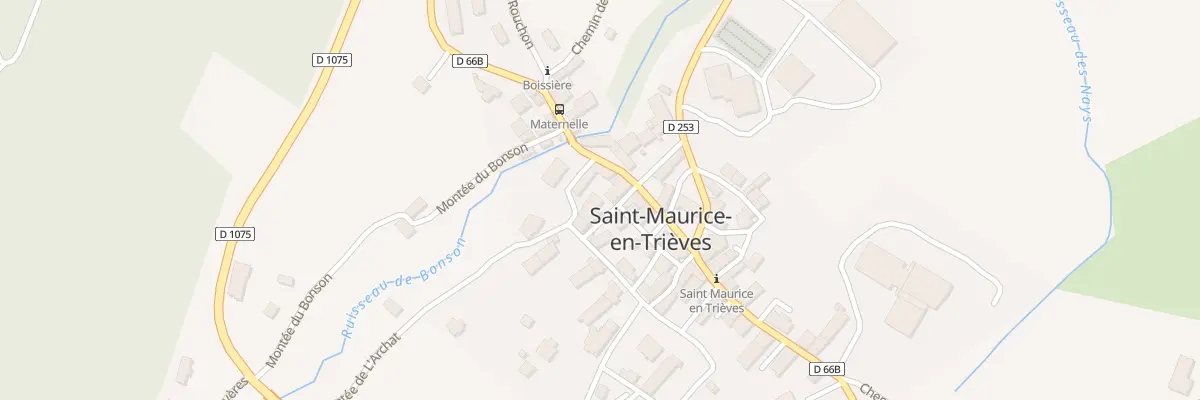 Plan du 5084 Le Village à Saint-Maurice-en-Trièves