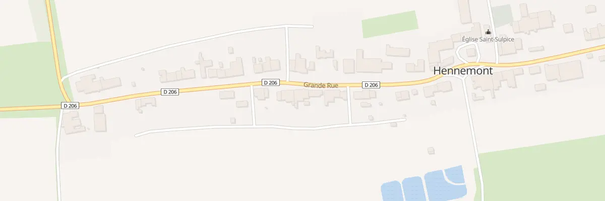Plan du 22 Gr Grande Rue à Hennemont