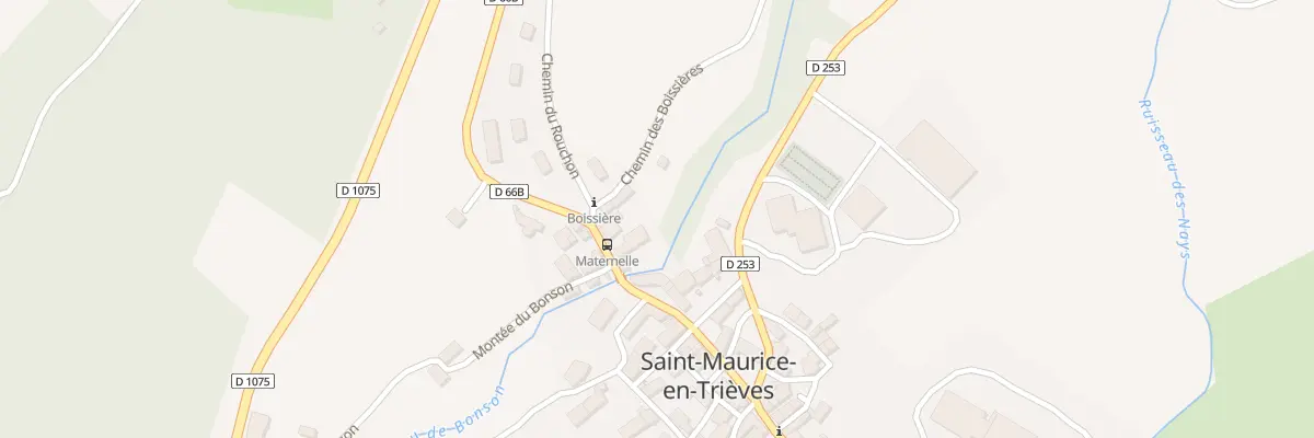 Plan du 237 Rue de la Fonderie d’Or à Saint-Maurice-en-Trièves
